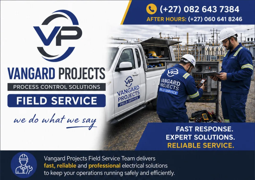 Industrial Field Service & Emergency Electrical Support | Vangard Projects Nelspruit